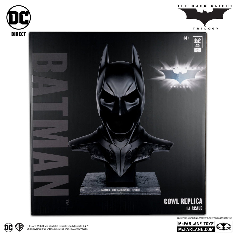 PRE-ORDER: McFarlane Toys DC Direct Batman: The Dark Knight (2008) 1:1 Scale Cowl Replica