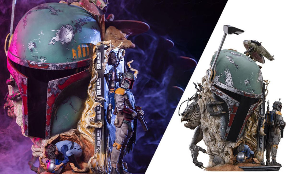 PRE-ORDER: PCS Collectibles Star Wars: The Empire Strikes Back Boba Fett Deluxe Edition Fine Art Bust
