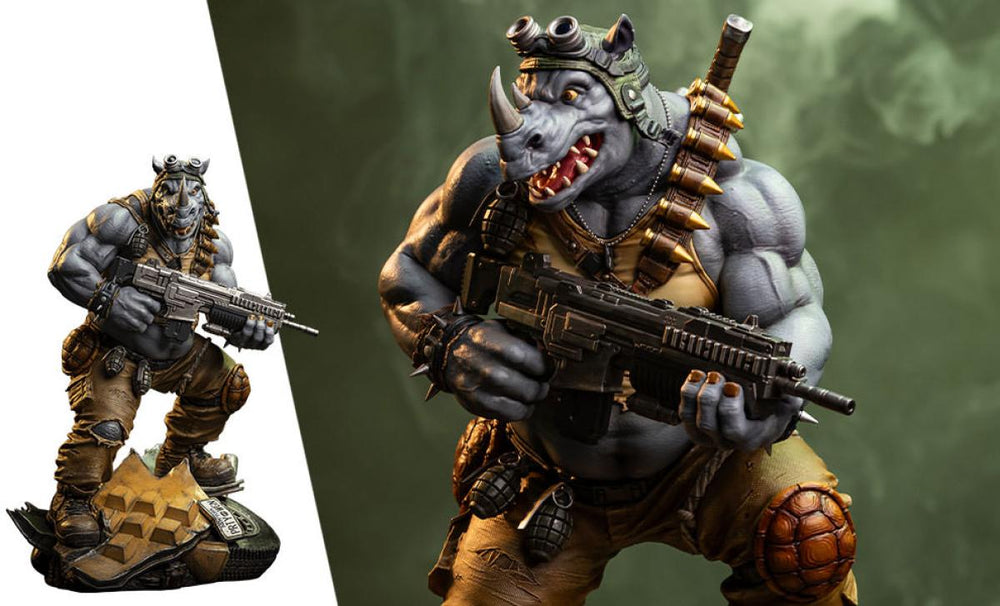 PRE-ORDER: PCS Collectibles Teenage Mutant Ninja Turtles Legends Rocksteady 1:3 Scale Statue