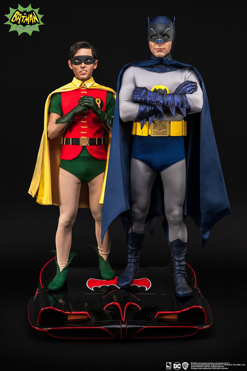 PRE-ORDER: PureArts Batman & Robin 1966 1/4 Scale Statue