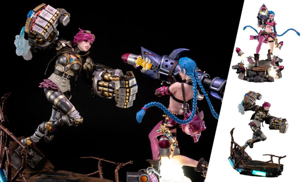 PRE-ORDER: PureArts League of Legends Jinx & Vi Collectible Set