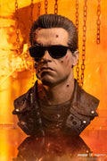 PRE-ORDER: PureArts Terminator 2 T-800 Model 101 (Battle Damaged) Art Mask