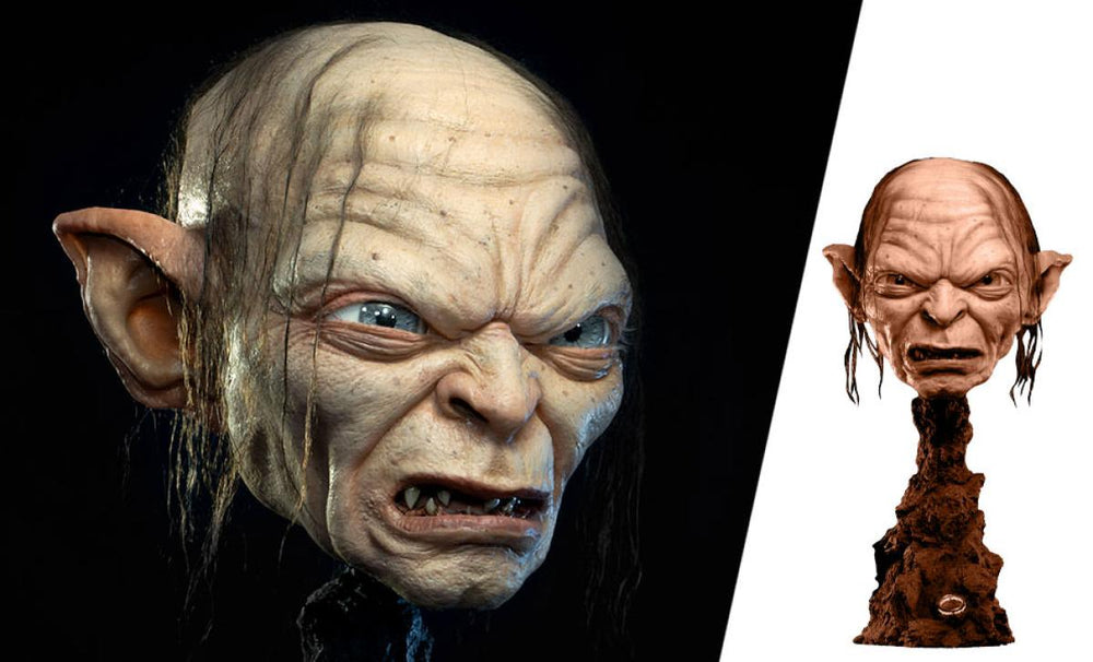 PRE-ORDER: PureArts The Lord of the Rings Gollum Art Mask Life-Size Bust