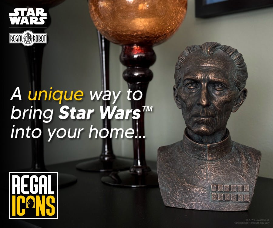 Regal Robot Regal Icons Grand Moff Tarkin Bronze-Style Bust