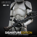 PRE-ORDER: Regal Robot Star Wars Archive Collection Clone Trooper Concept Maquette Replica Doug Chiang Signature Edition