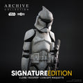 PRE-ORDER: Regal Robot Star Wars Archive Collection Clone Trooper Concept Maquette Replica Doug Chiang Signature Edition