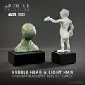 Regal Robot Star Wars Archive Light Man & Bubble Head Concept Maquette Replica 2-pack – Numbered Edition