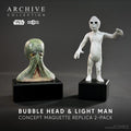 Regal Robot Star Wars Archive Light Man & Bubble Head Concept Maquette Replica 2-pack – Numbered Edition