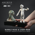 Regal Robot Star Wars Archive Light Man & Bubble Head Concept Maquette Replica 2-pack – Numbered Edition
