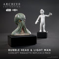 Regal Robot Star Wars Archive Light Man & Bubble Head Concept Maquette Replica 2-pack – Numbered Edition