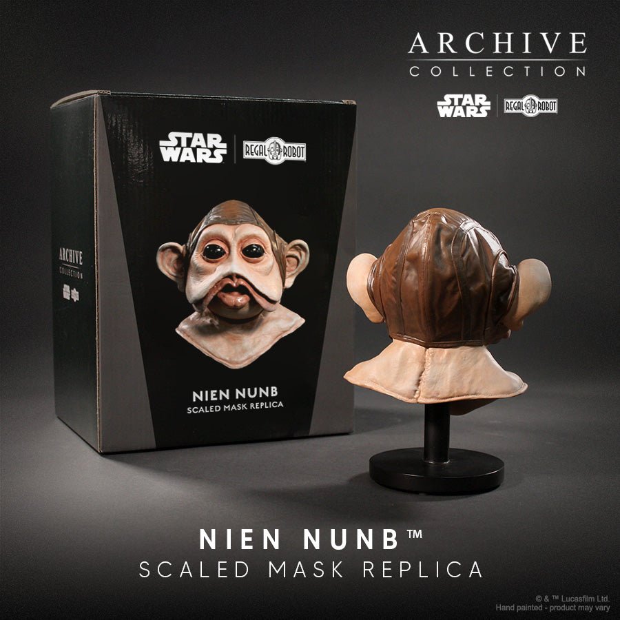 PRE-ORDER: Regal Robot Star Wars Nien Nunb Scaled Mask Replica Numbered Edition 250