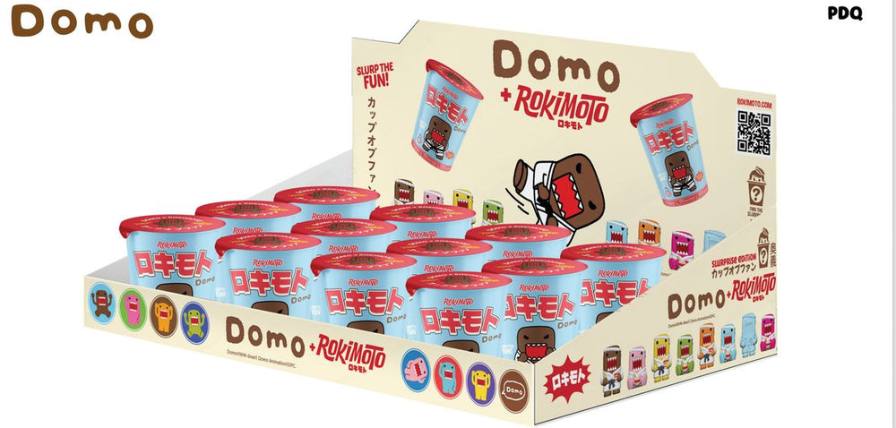 Rokimoto Domo-Kun Series 1 Cup Vinyl Figure Case of 12 Random Figures