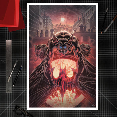 Sideshow Collectibles DC Comics Batman: Man-Bat (24" H x 16" W) Art Print by artist Kyle Hotz Limited Edition of 175