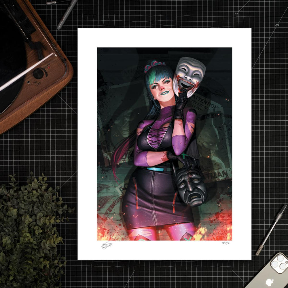 Sideshow Collectibles DC Comics Punchline Art Print by artist InHyuk Lee 24" H x 18" W - Limited Edition of 150