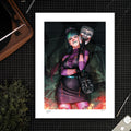 Sideshow Collectibles DC Comics Punchline Art Print by artist InHyuk Lee 24" H x 18" W - Limited Edition of 150