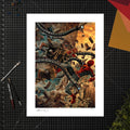 Sideshow Collectibles Marvel Comics The Amazing Spider-Man vs Doc Ock Art Print