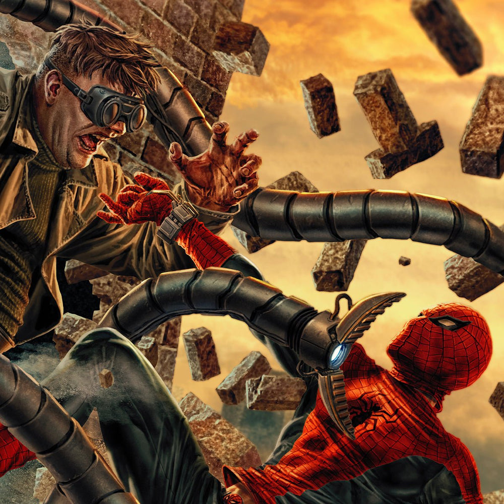 Sideshow Collectibles Marvel Comics The Amazing Spider-Man vs Doc Ock Art Print