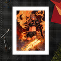 Sideshow Collectibles Marvel Comics: X-Men Magik (24" H x 16" W) Art Print by artist Ivan Talavera Limited Edition of 150