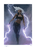 Sideshow Collectibles Marvel Comics: X-Men Storm: A New Look (24" H x 18" W) Art Print by artist Jeehyung Lee Limited Edition of 150