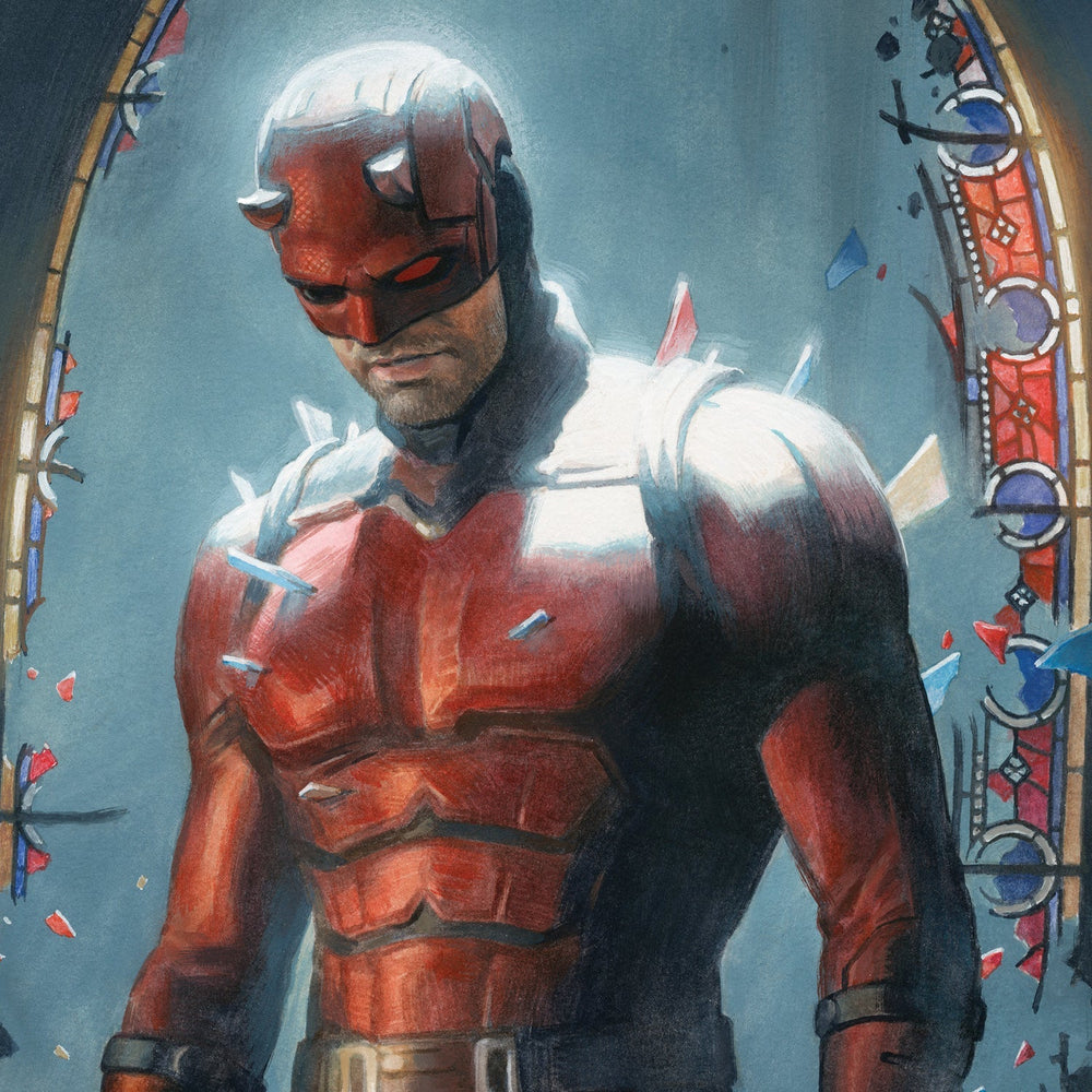 Sideshow Collectibles Marvel Studios Daredevil: Born Again (24" H x 18" W) Art Print by artist Paolo Rivera Limited Edition of 250