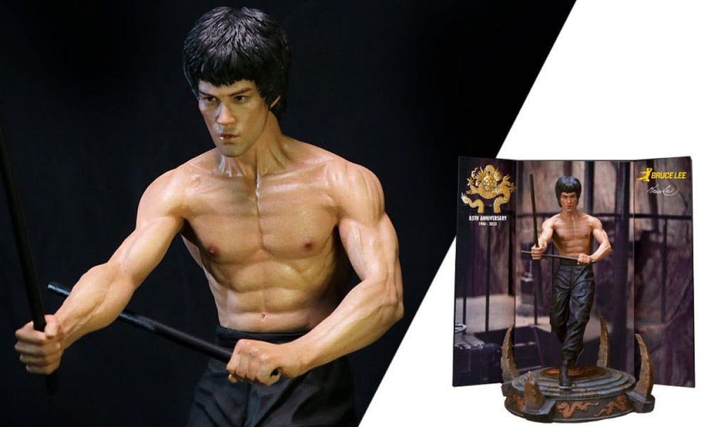 PRE-ORDER: Star Ace Toys Enter the Dragon: Bruce Lee (Kali Sticks Fight) Deluxe 1/6 Scale Statue