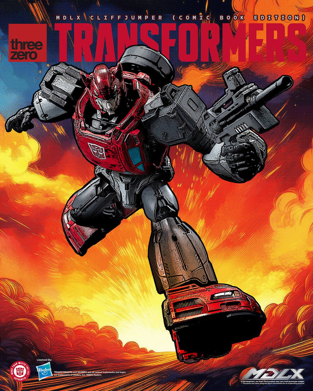 PRE-ORDER: Threezero Transformers Cliffjumper MDLX (Comic Book Edition) Action Figure