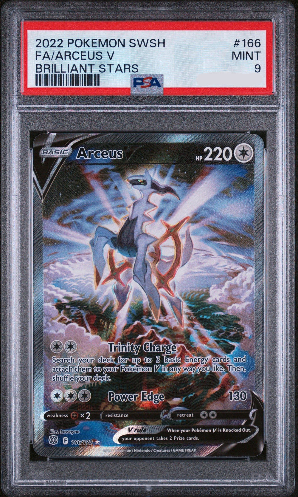PSA 9 FA/ARCEUS V BRILLIANT STARS