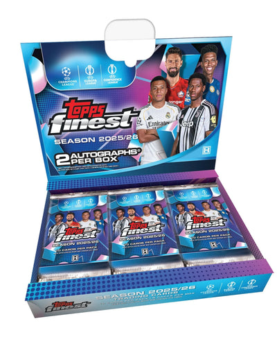 2025/26 Topps Finest UEFA Club Competitions Soccer Hobby Box