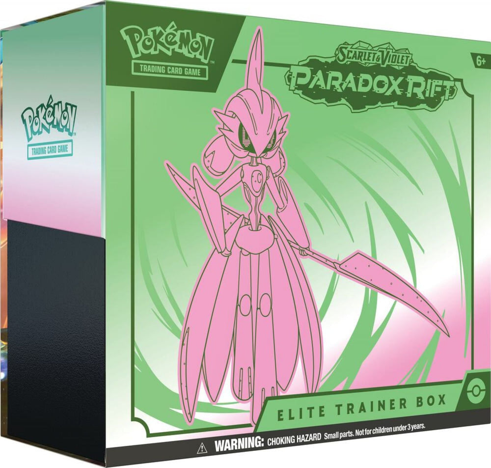 Pokemon TCG: Scarlet & Violet 4 - Paradox Rift - Elite Trainer BoxIron Bundle