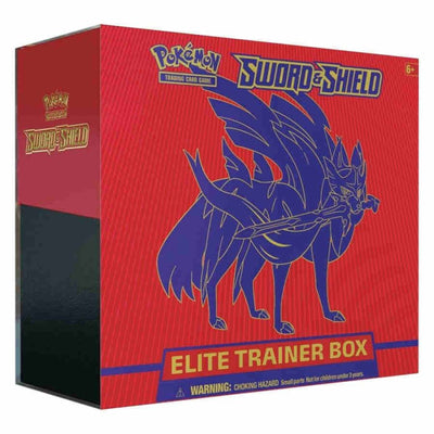 Pokemon Sword and Shield ETB Elite Trainer Box Zacian