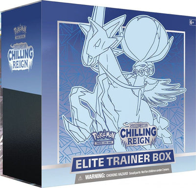 Pokemon TCG Sword & Shield Chilling Reign Elite Trainer Box Ice Rider Calyrex
