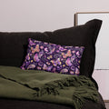 Purple Paisley Butterflies Pillow