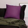 Purple Paisley Butterflies Pillow