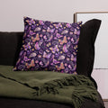 Purple Paisley Butterflies Pillow