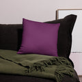 Purple Paisley Butterflies Pillow