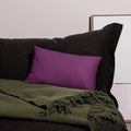 Purple Paisley Butterflies Pillow