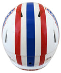 Oilers Warren Moon "HOF 06" Signed 1981-98 TB F/S Speed Rep Helmet W/ Case BAS W