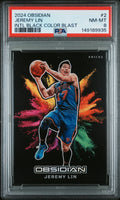 2024 Panini Obsidian International - #2 Jeremy Lin - Black Color Blast Case Hit - PSA Graded Card