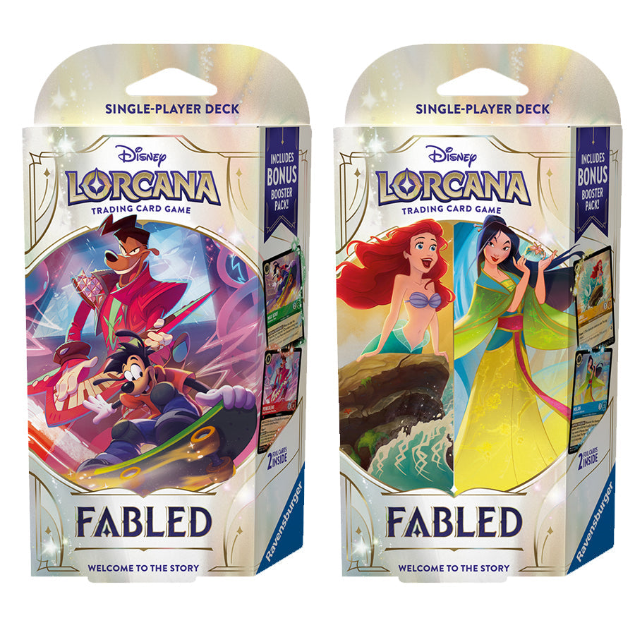 Disney Lorcana: Fabled - Starter Deck (Set of 2)