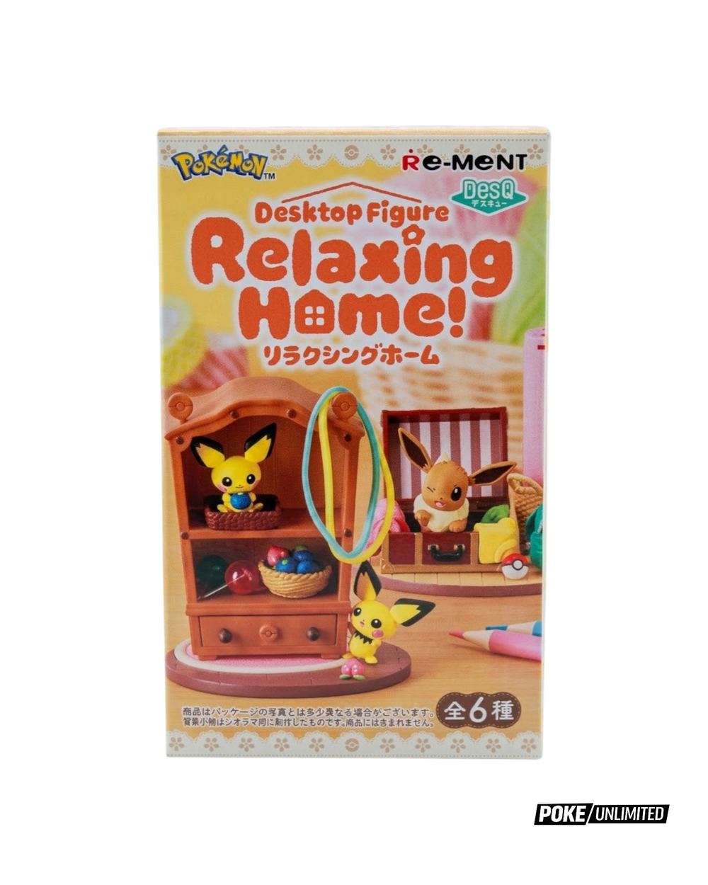 Re-Ment Pokémon DESQ Relaxing Home Blind Box