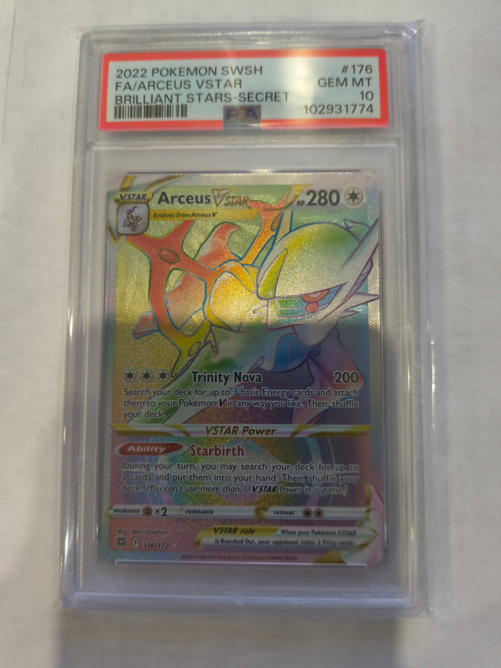 Pokemon: PSA 10 Full Art Secret Arceus VSTAR