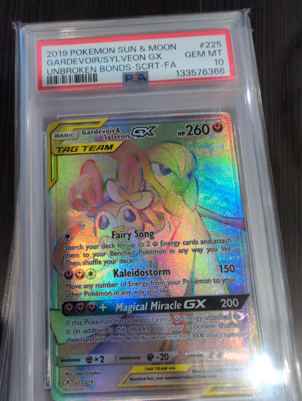 Pokemon: Psa 10 Gardevoir Sylveon Secret Unbroken Bonds