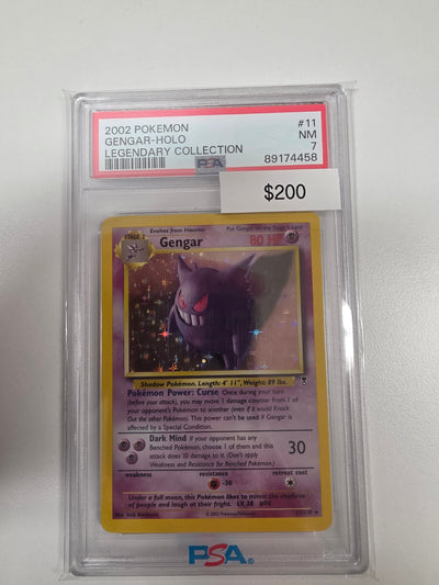 Pokemon Gengar Legendary Collection 11/110 PSA 7
