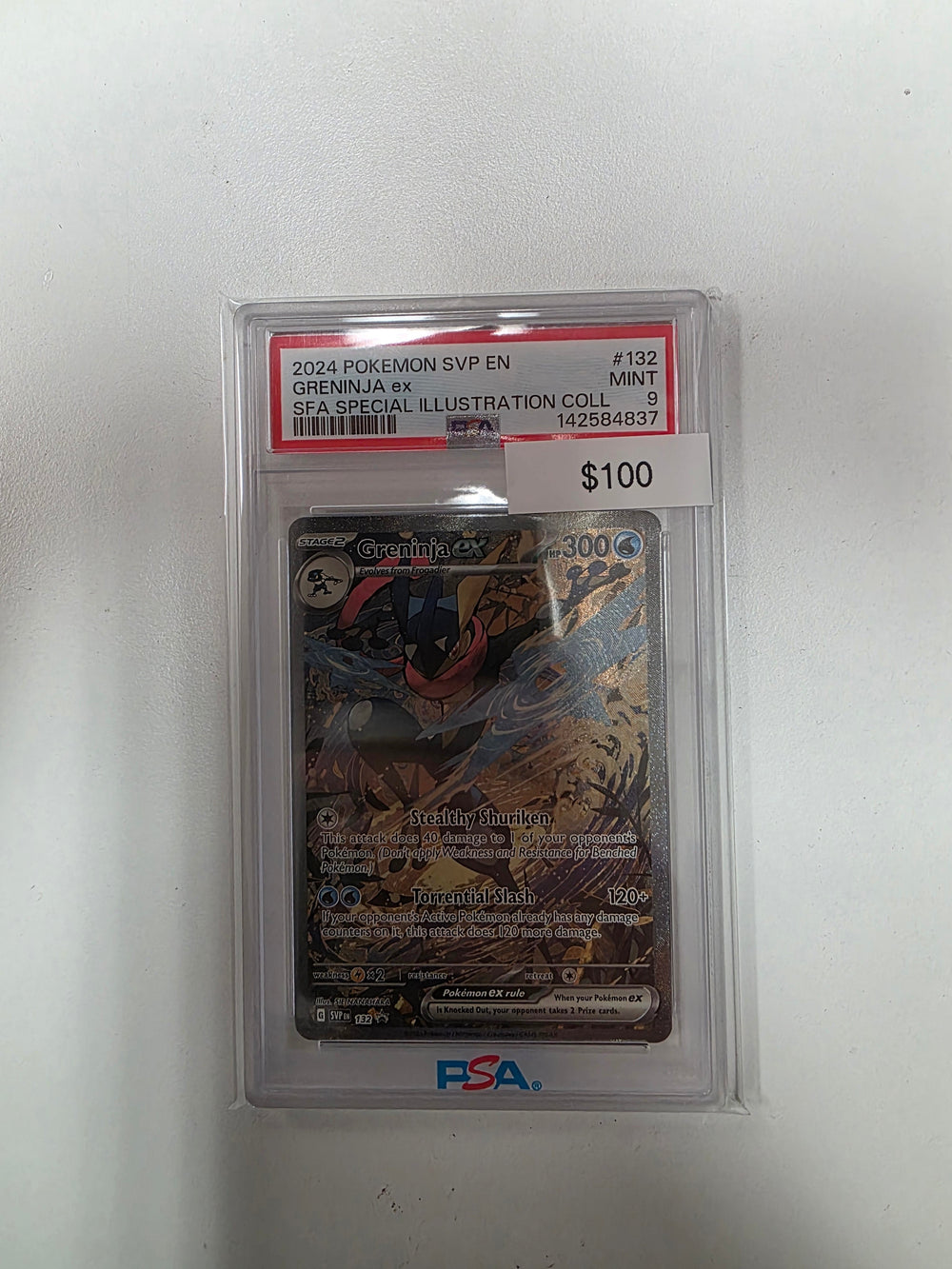 Pokemon Greninja ex 132 promo PSA 9