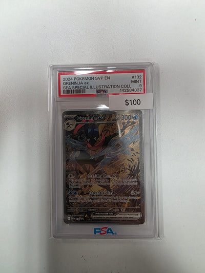 Pokemon Greninja ex 132 promo PSA 9