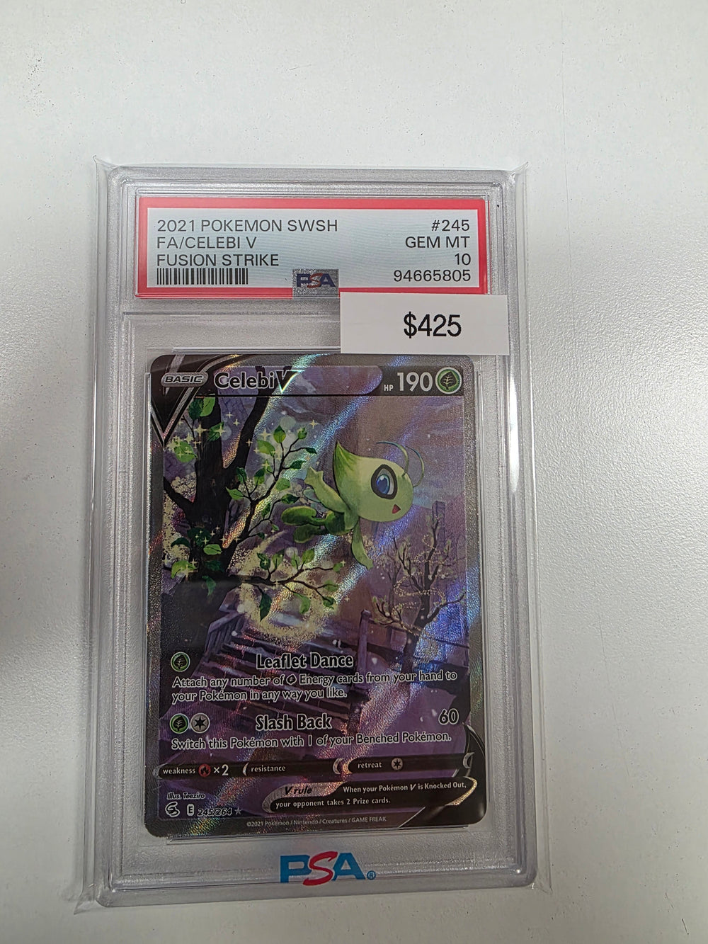 Pokemon Celebi V 245/264 PSA 10