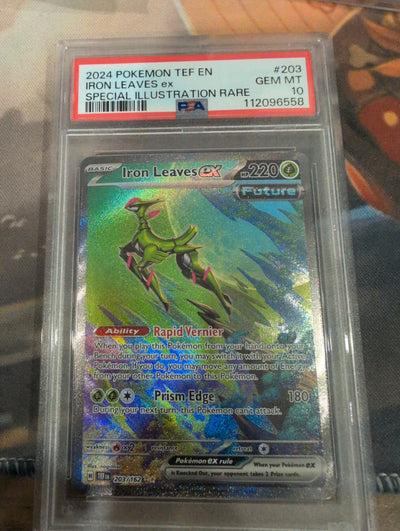 Pokemon: PSA 10 Iron Leaves ex SIR TEF