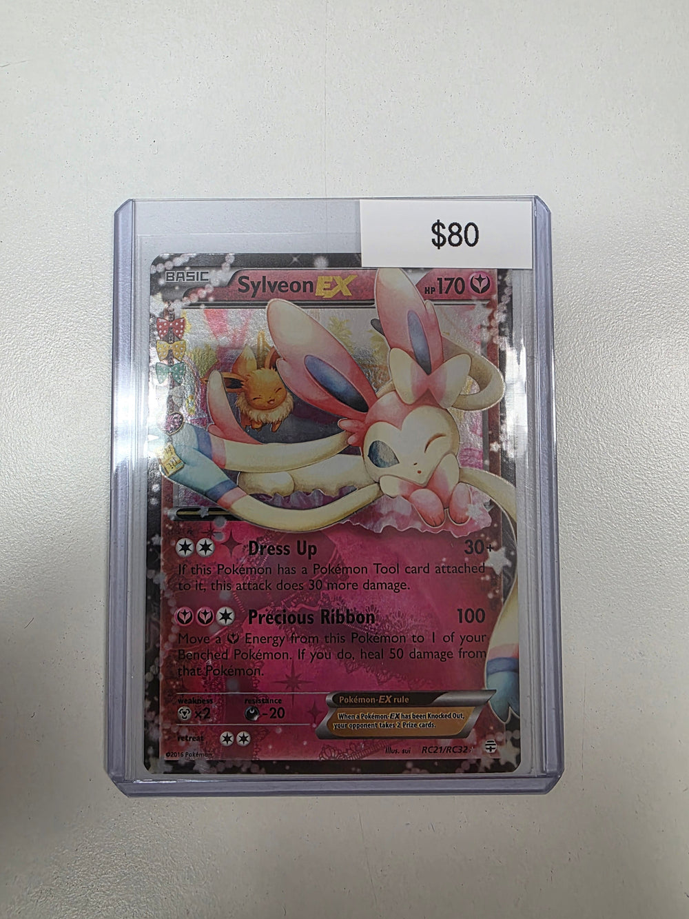 Pokemon Sylveon ex rc21/rc32