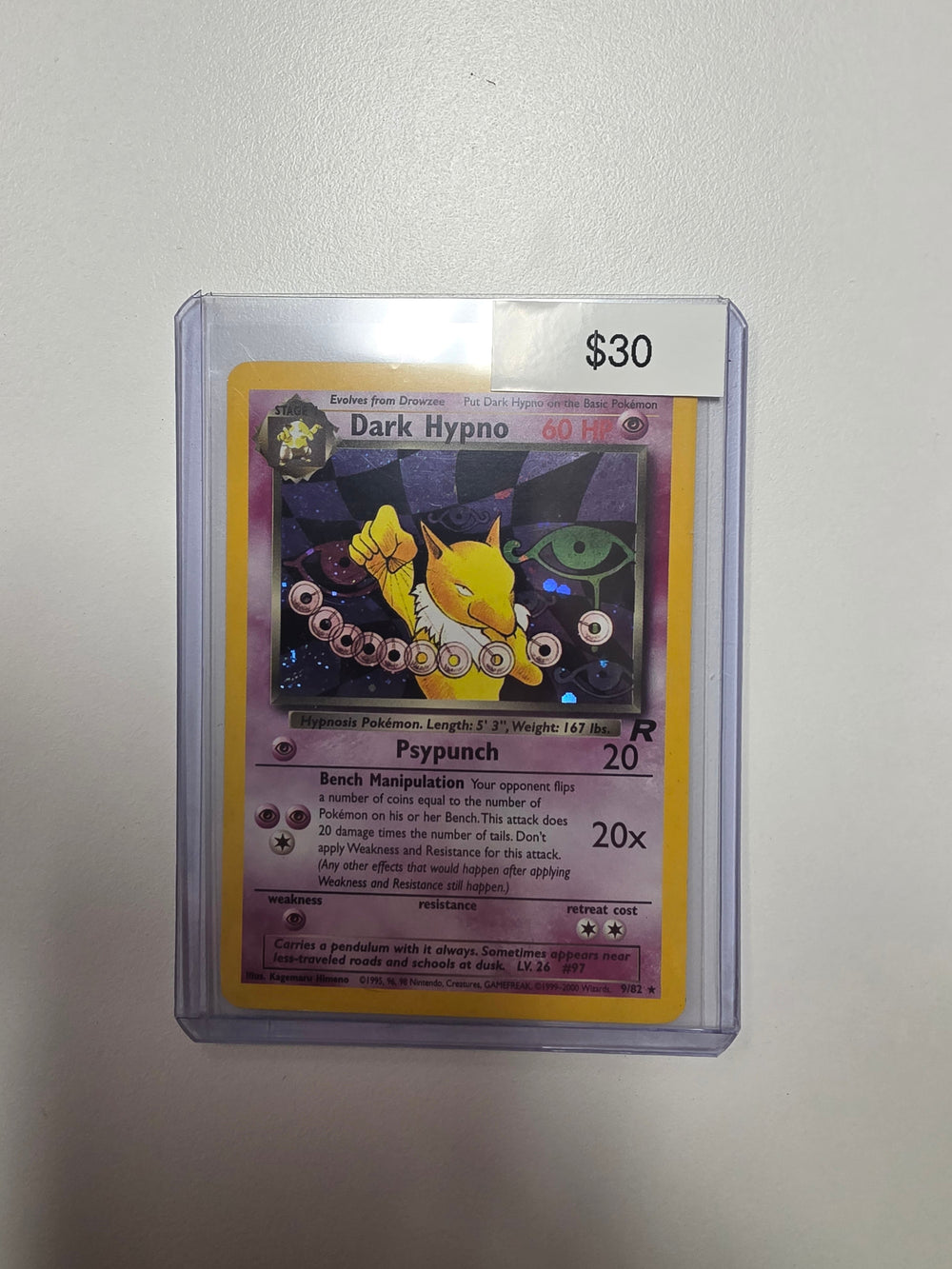 Pokemon Dark Hypno 9/82