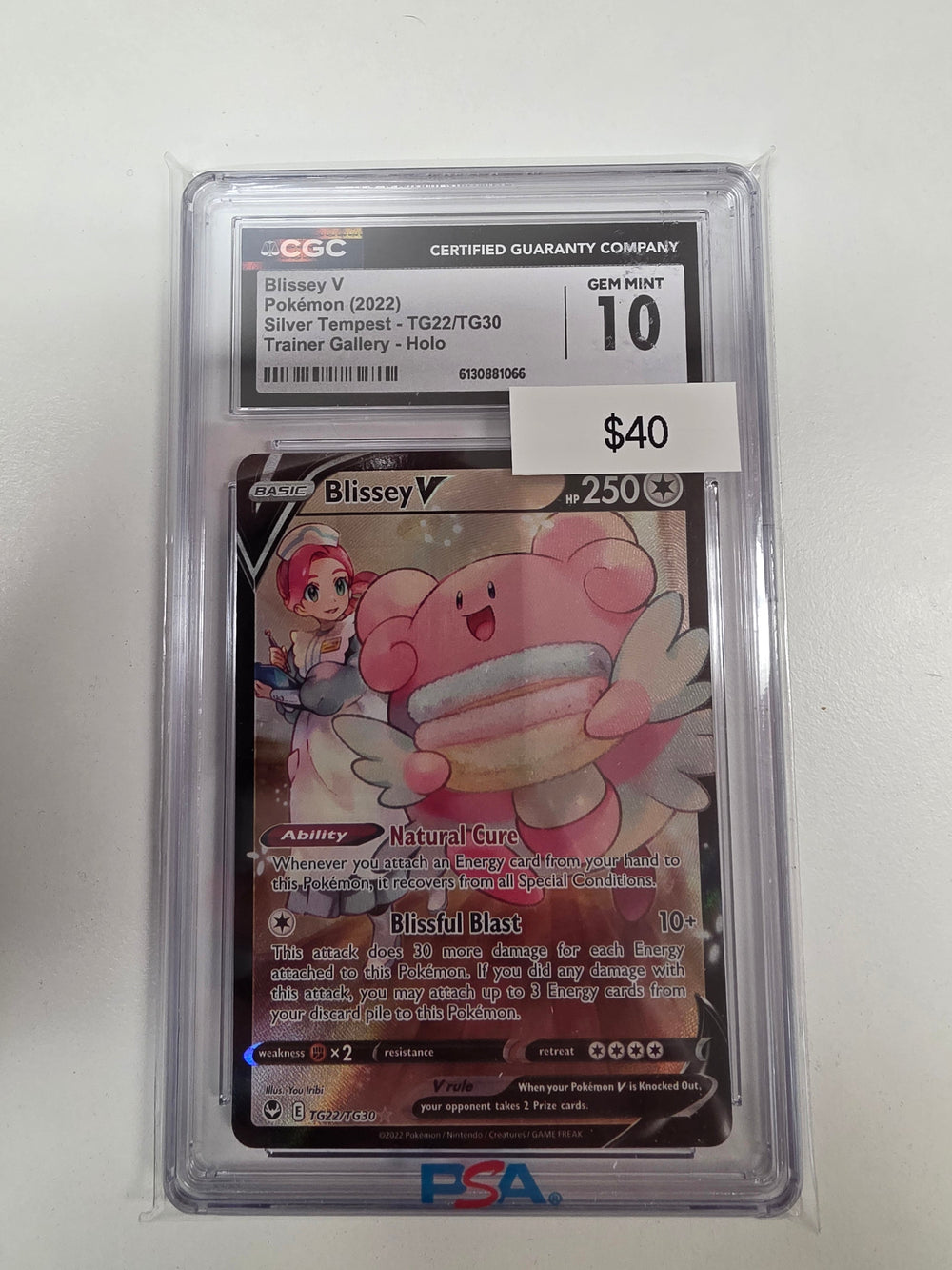 Pokemon Blissey V TG22/TG30 CGC 10